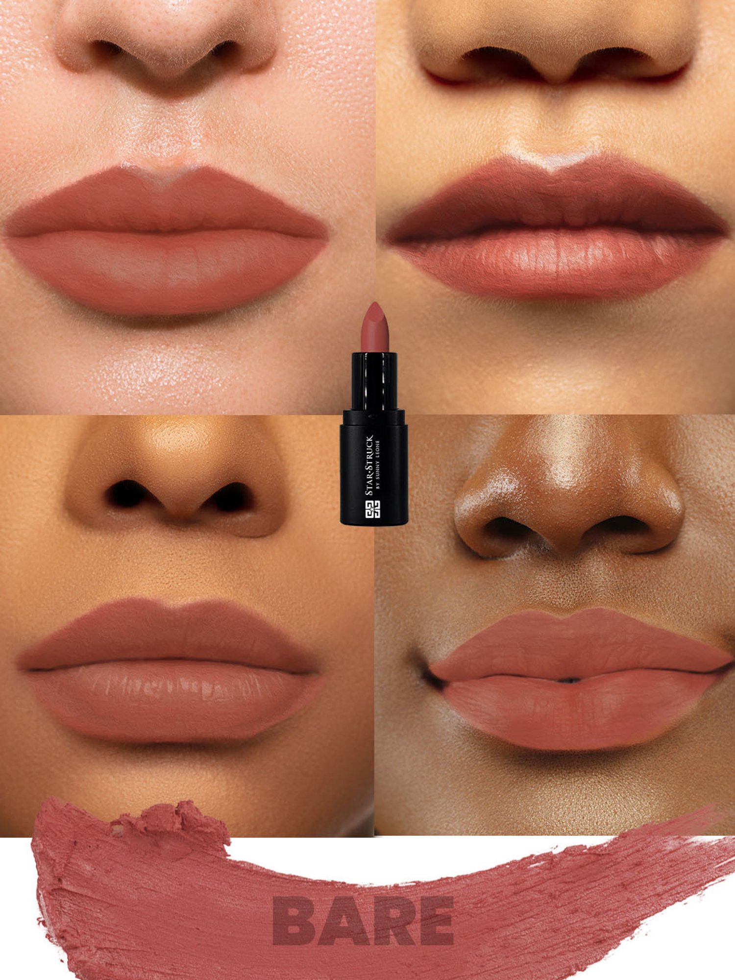 StarStruck By Sunny Leone Lipstick Bare - 1.6 gm