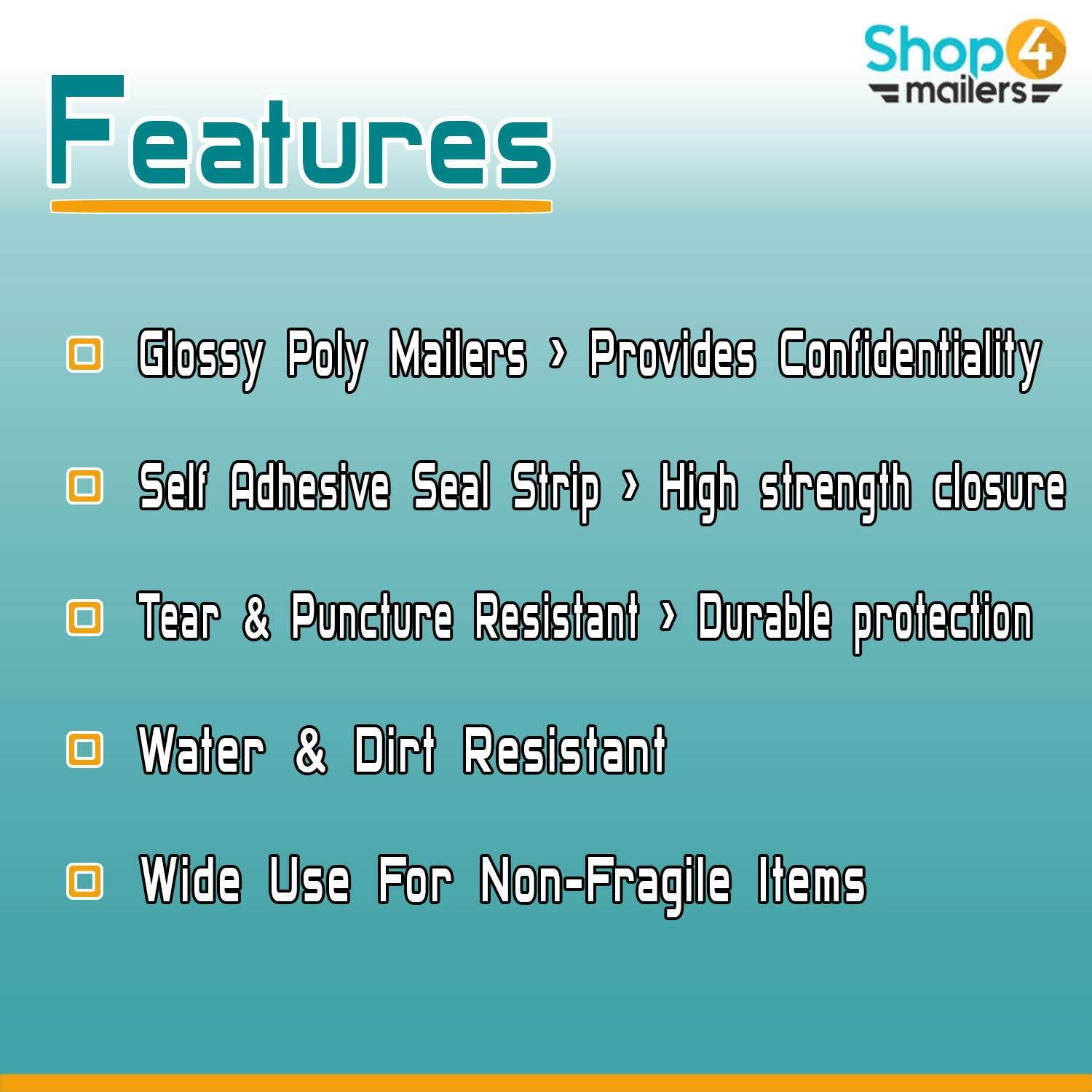 Shop4Mailers 6 x 9 Pink Polka Dot Poly Bag Mailer Envelopes 2 Mil (1000 Pack)