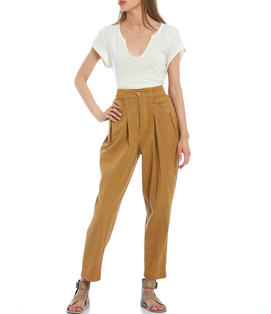 BB Dakota by Steve Madden Up to Here Puff Elbow Sleeve Mock Neck Smocked Top