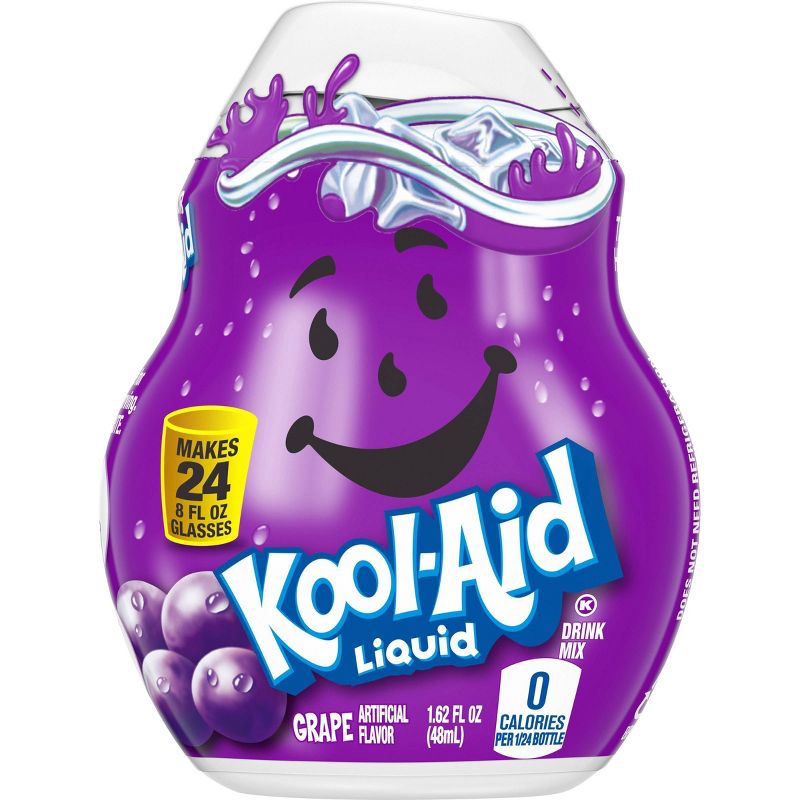 Kool-Aid Grape Liquid Water Enhancer - 1.62 fl oz Bottle