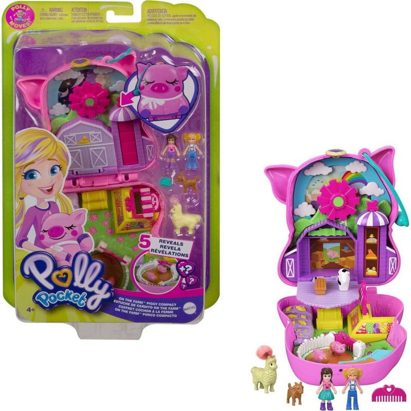 ​Polly Pocket On the Farm Piggy Compact