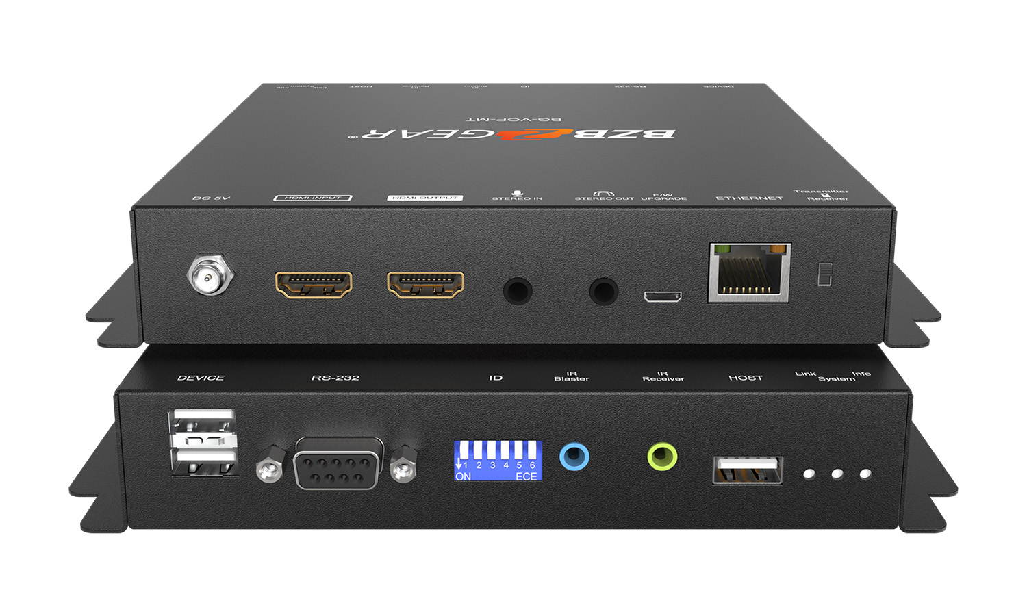 BZBGEAR 4K UHD HDMI 2.0 over IP Multicast Transceiver with Video Wall & PoE support