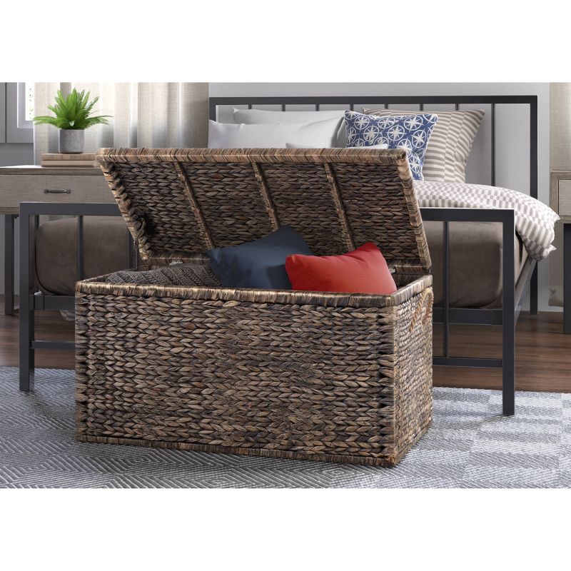 Farmhouse Wicker Trunk Rustic - ClickDecor