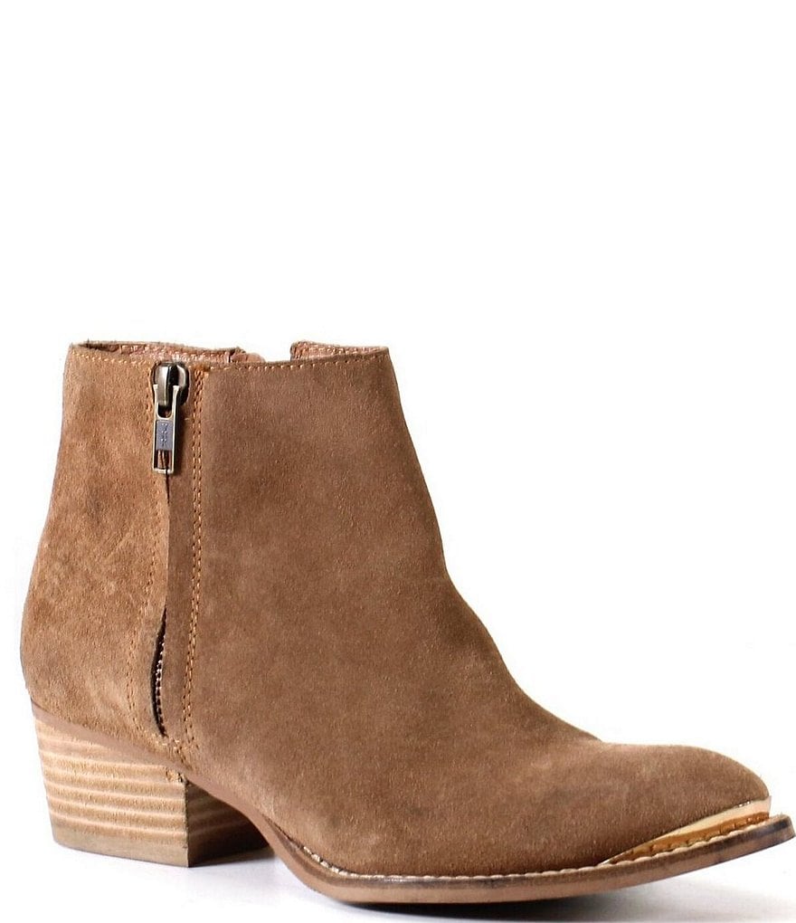 Diba True Start Line Suede Booties