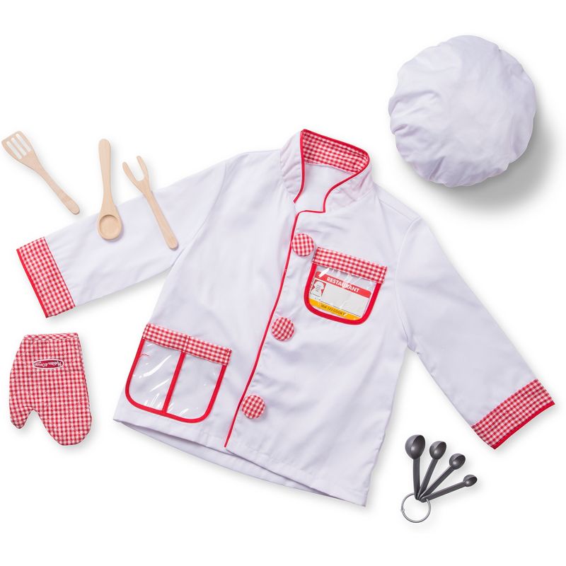 Melissa & Doug Chef Role Play Costume Dress -Up Set With Realistic Accessories