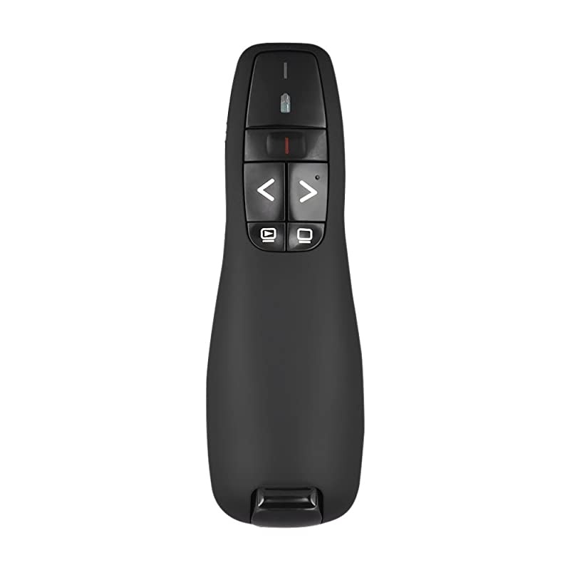 2.4GHz Wireless USB Powerpoint Presentation PPT Flip Pen Pointer Clicker Presenter with Built-in Reciver Red Light Remote Control for Teacher Lecturer Professor Scholar