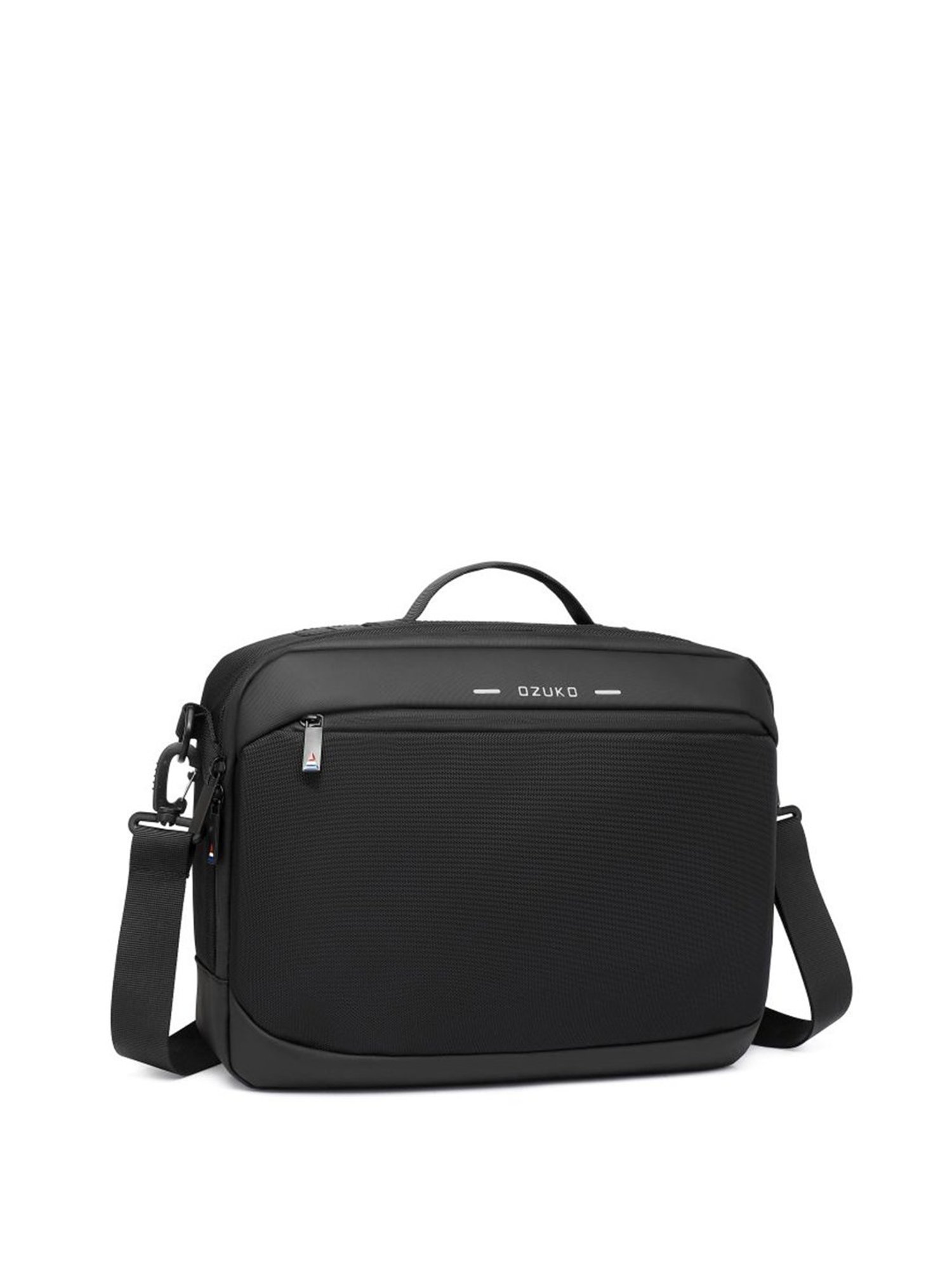 Ozuko Aero Wave Black Soft One Size Satchel Bag