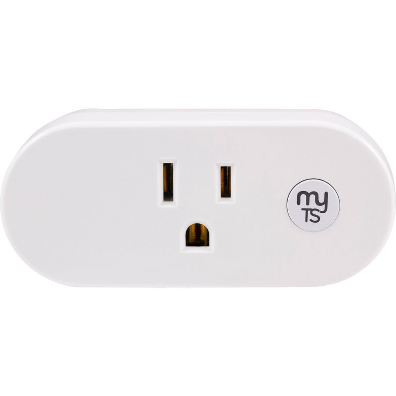 myTouchSmart Indoor Plug In Outlet Wi-Fi Timer White