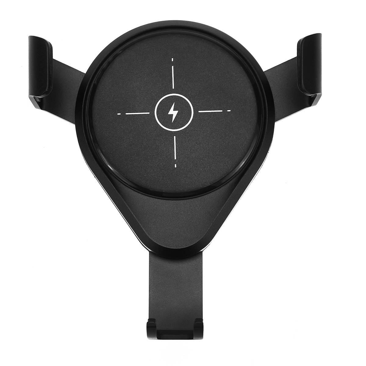 X9 10W Qi Wireless Charger Gravity Linkage Automatic Lock Air Vent Car Phone Holder Car Mount for 4.0-6.5 Inch Smart Phone Black