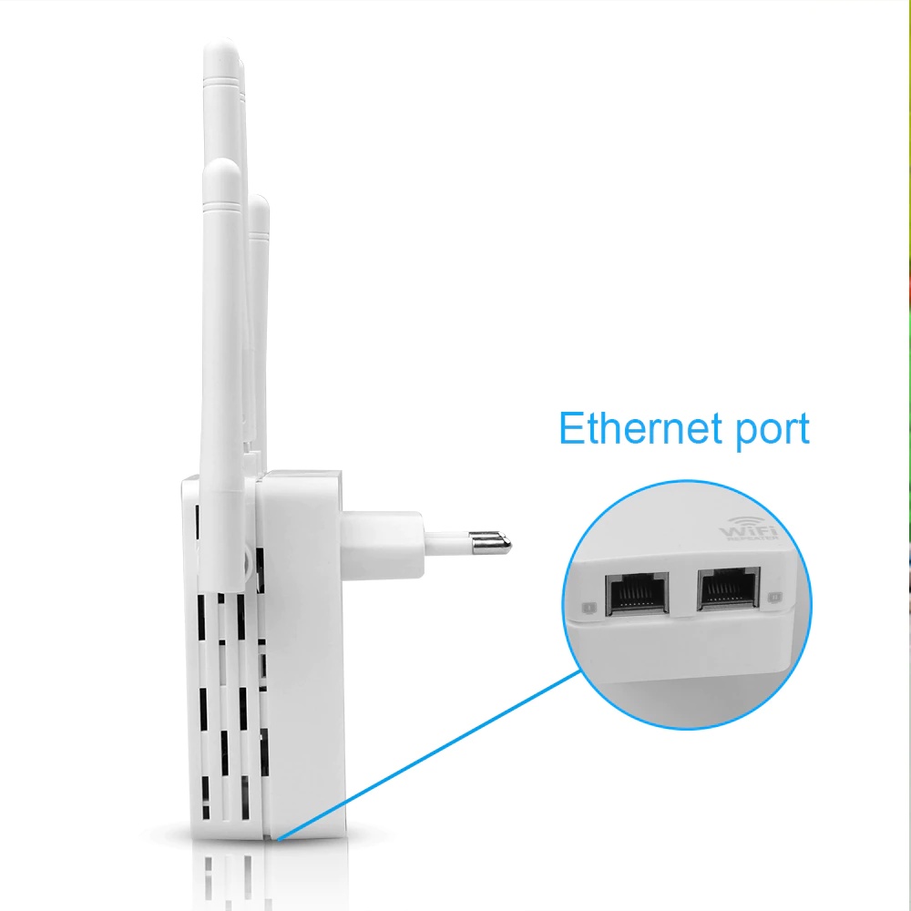 1200Mbps Dual Band AC Wireless 2.4G / 5G Wifi Repeater 4 High Antennas Bridge Signal Amplifier Wifi Access Point Wired Router