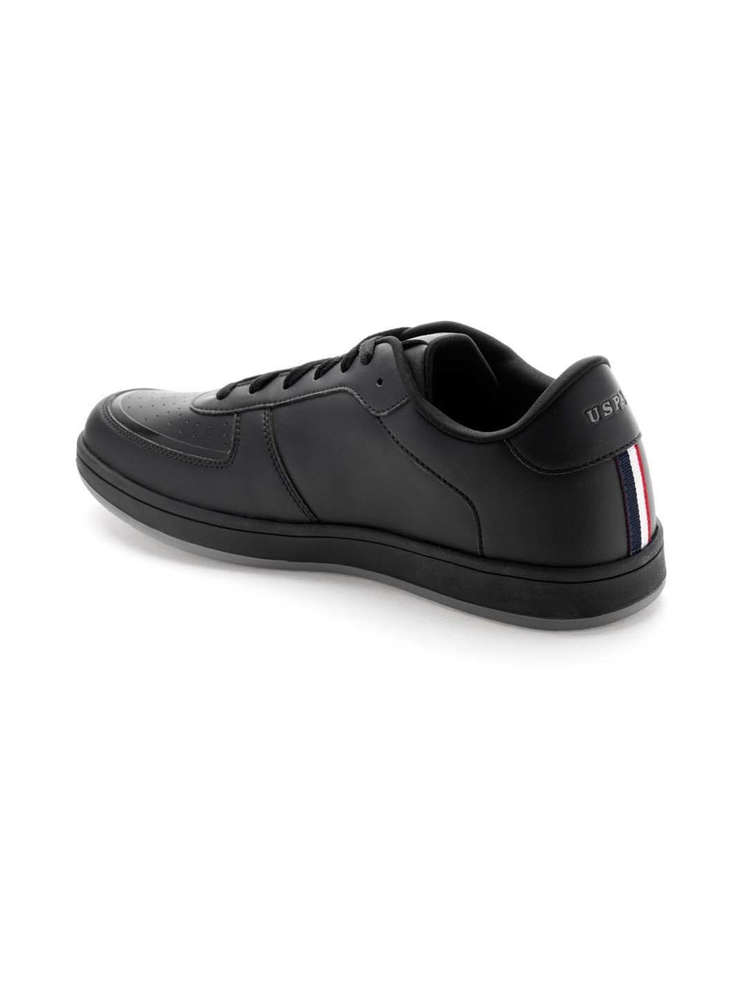 U.S. Polo Assn. Men's REIN 2.0 BLK Black Casual Sneakers