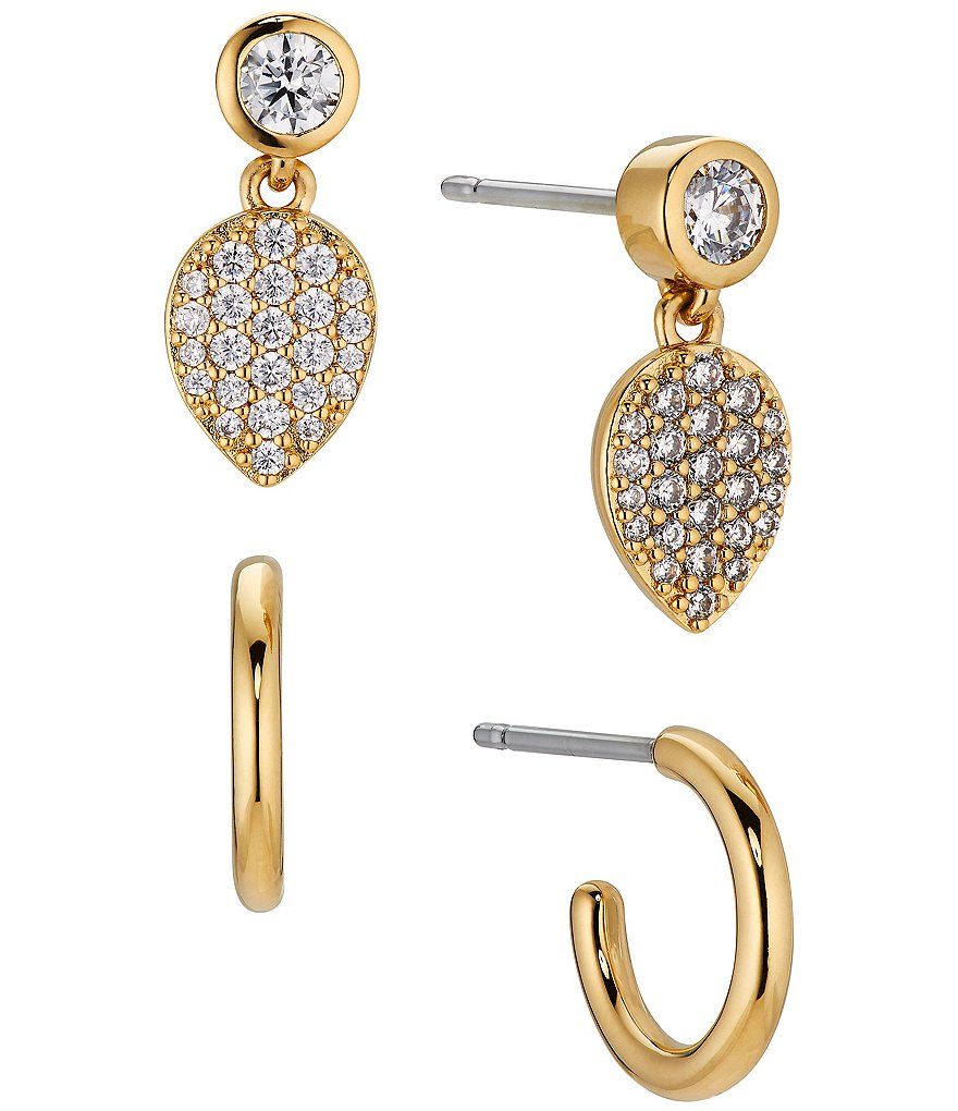 Nadri Coco Gold Earring Set