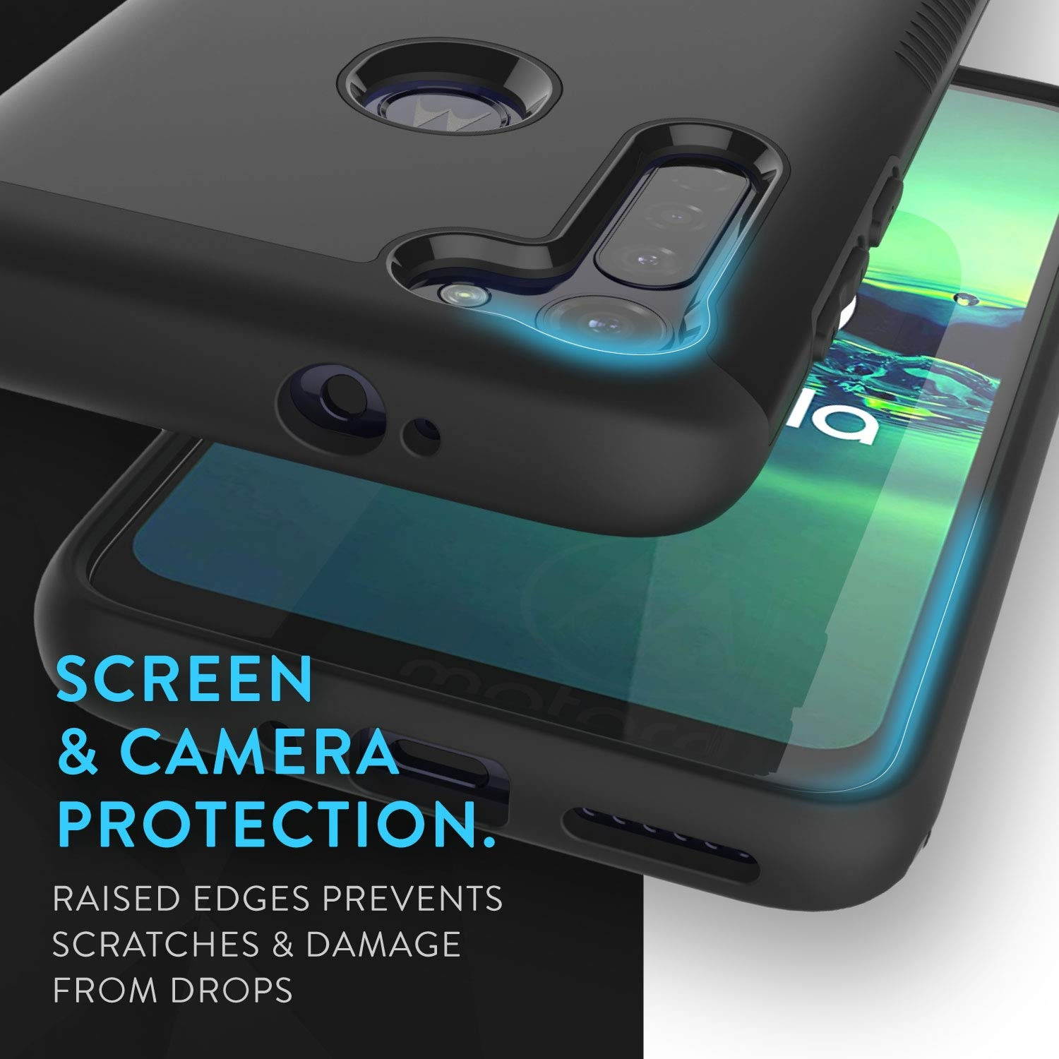 Moshi Vitros Clear Case for iPhone 11 - For Apple iPhone 11 Smartphone - Clear, Raven Black - High Gloss