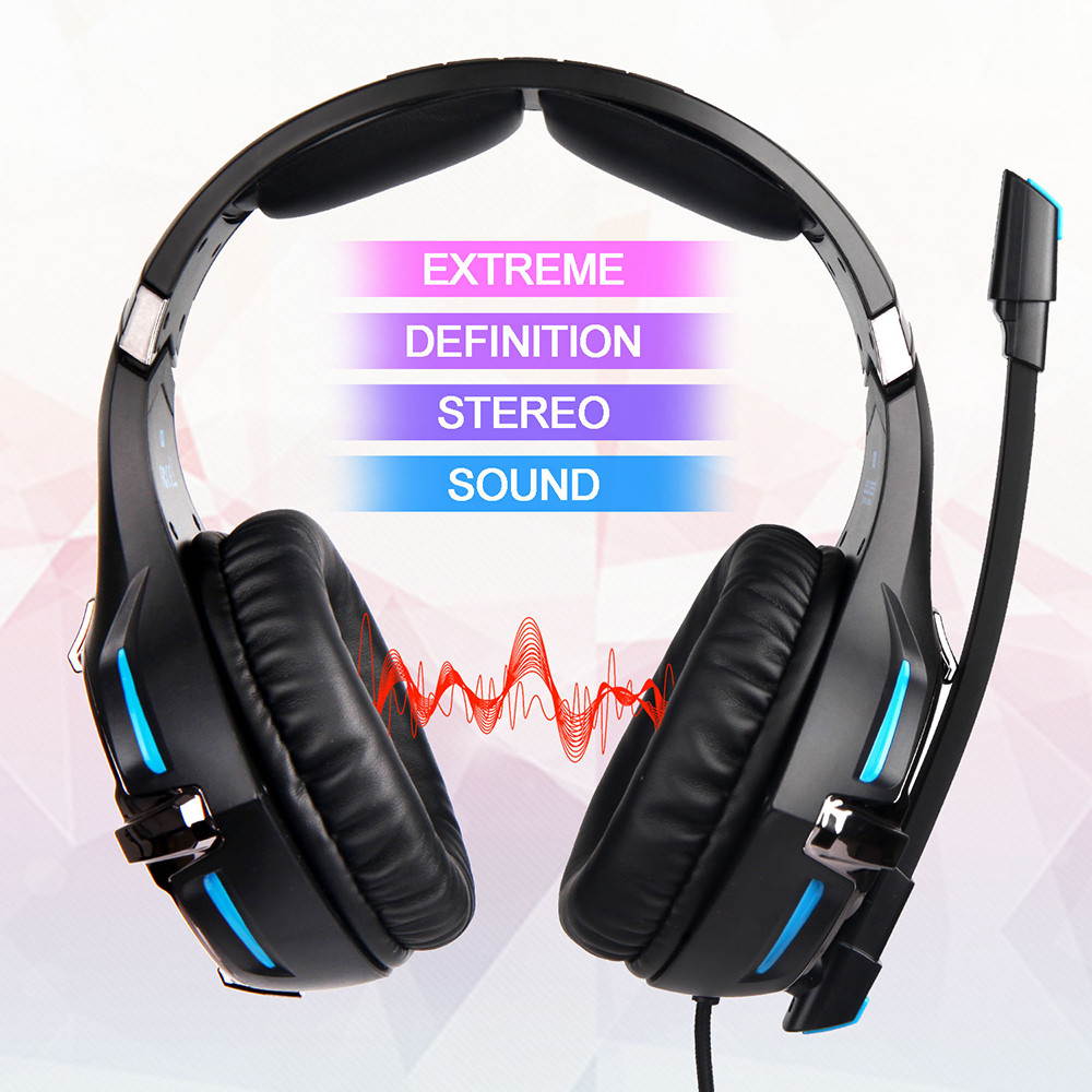 PS4 Xbox One Gaming Headset SADES SA-822 PC Gaming Headphone Stereo Sound Over-Ear Headphone with Microphone