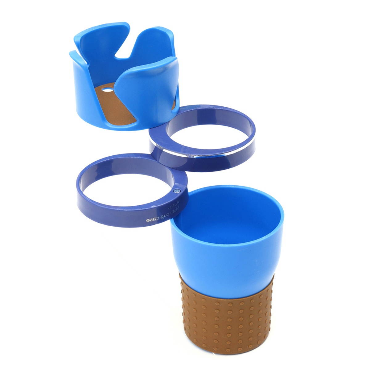 Car Multifunctional Cup Holder Auto-multi Cup Case Drinking Bottle Holder Organizer Storage Box (Black)