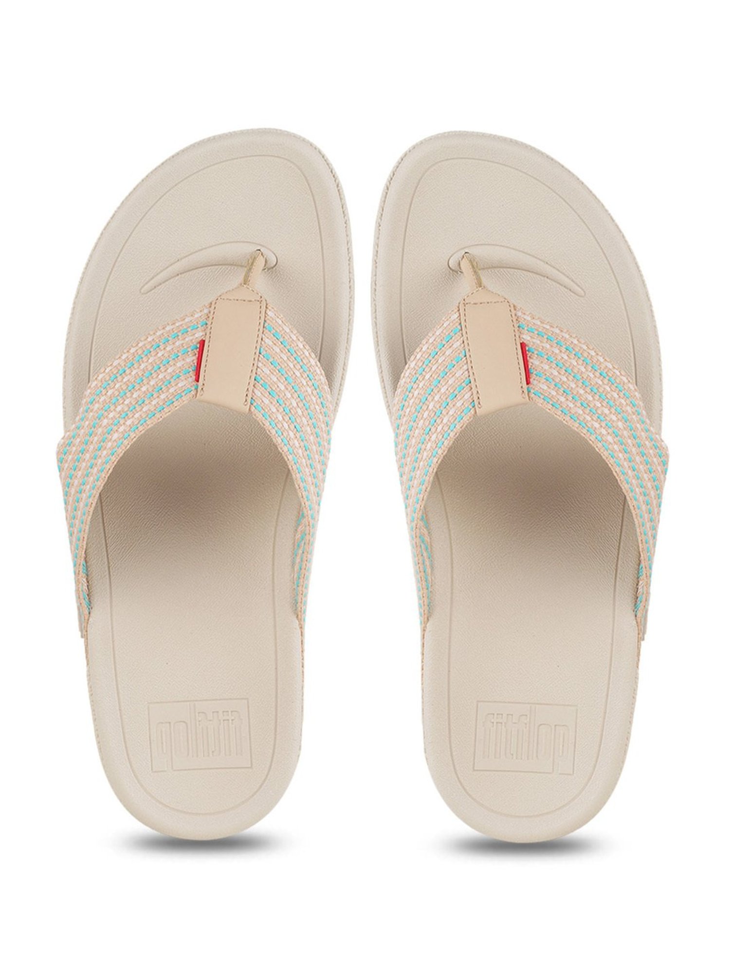 FitFlop Men's Beige Flip Flops