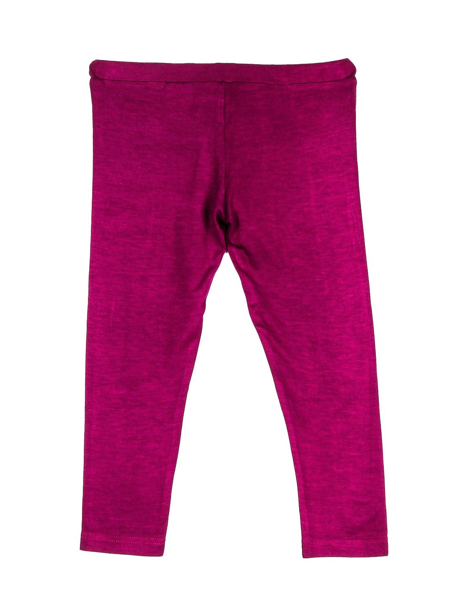 Peppermint Girls Purple Solid Leggings