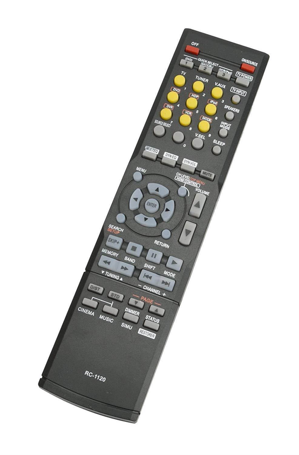 New RC-1120 RC1120 Remote Control for Denon AV Receiver AVR-590 AVR-591 AVR390 DHT590BA AVR-1610 AVR-391