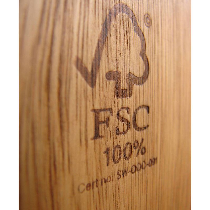 Milano 5pc Patio Eucalyptus Wood Round Dining Set - International Home Miami