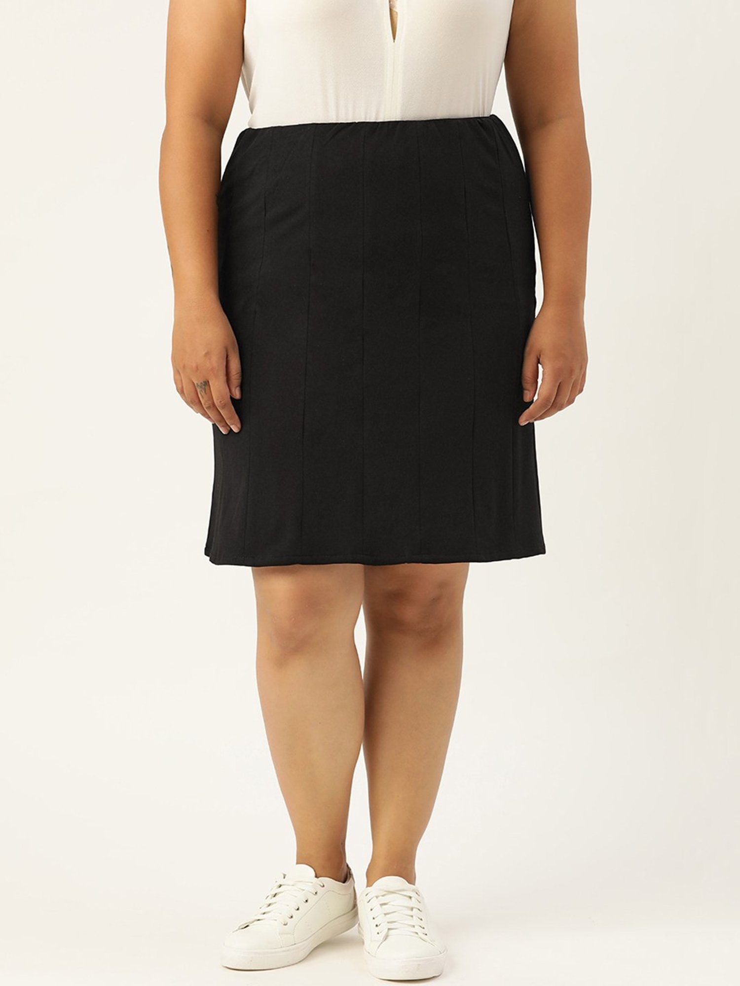 theRebelinme Black Circular Mini Skirt