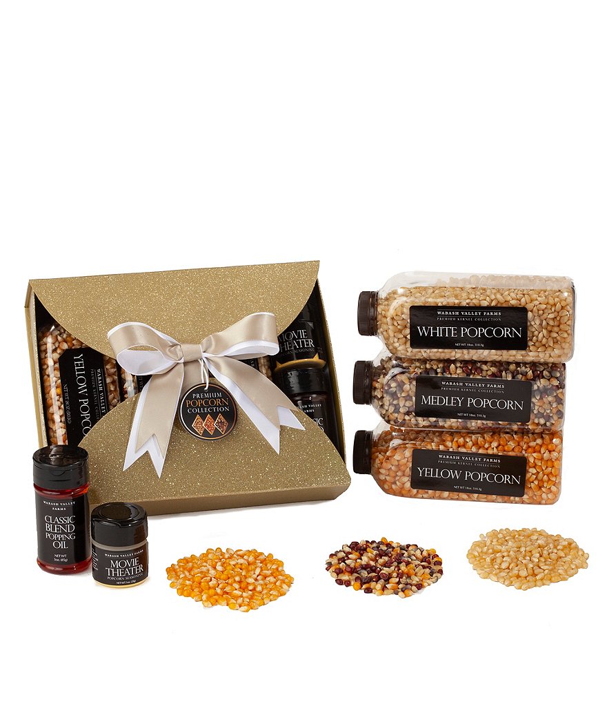 Wabash Valley Farms Stainless Steel Whirley-Pop Popcorn with Sip & Snack Set