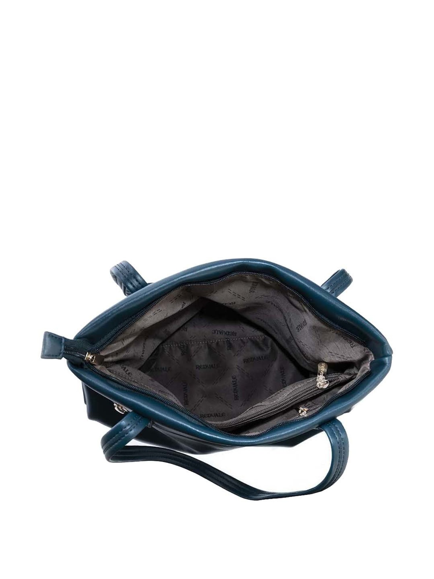 REDVALE Blue Solid Large Shoulder Bag