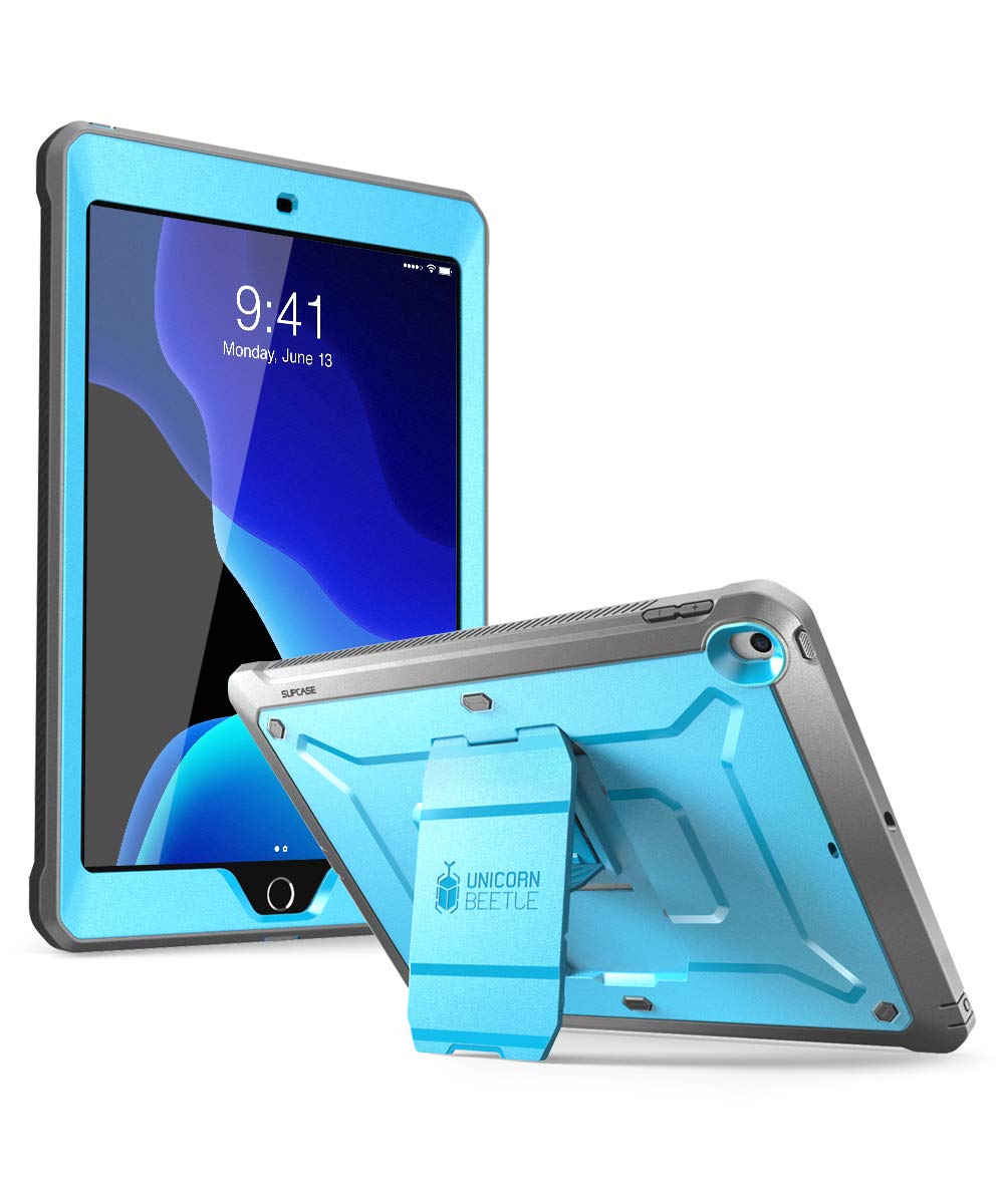 SUPCASE Designed for iPad 10.2 2019, iPad 7th Generation, [Unicorn Beetle Pro Series] with Built-in Screen Protector and Dual Layer Full Body Rugged Protective Case for iPad 10.2 Inch 2019 (Blue)
