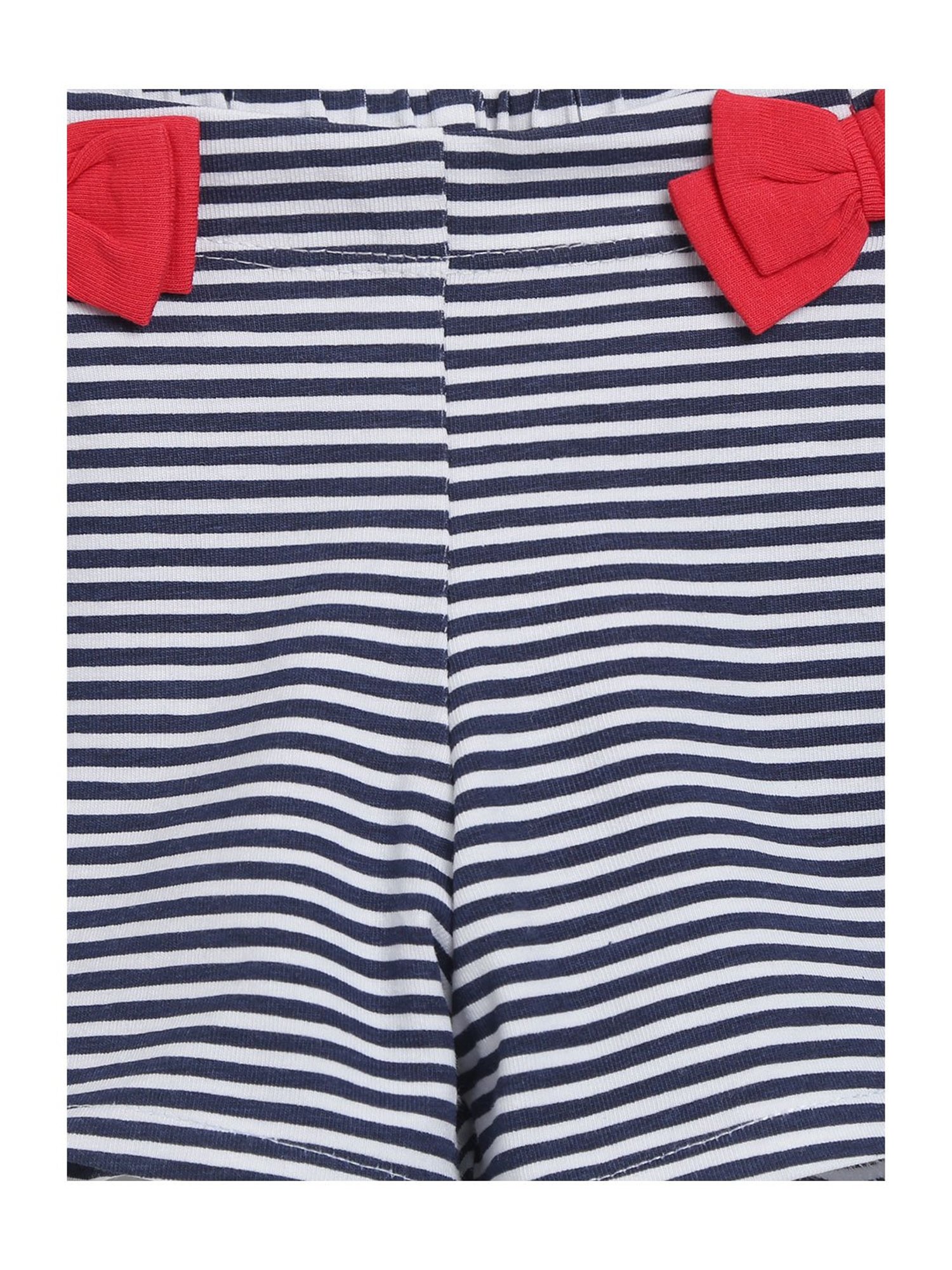 Chicco Kids White & Navy Printed Top with Shorts