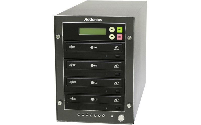 Addonics DGC3 - (1:3 DVD Duplicator) - StandaloneDVD-ROM, DVD-Writer - 24x DVD+R, 24x DVD-R, 12x DVD-R, 12x DVD+R, 48x CD-R