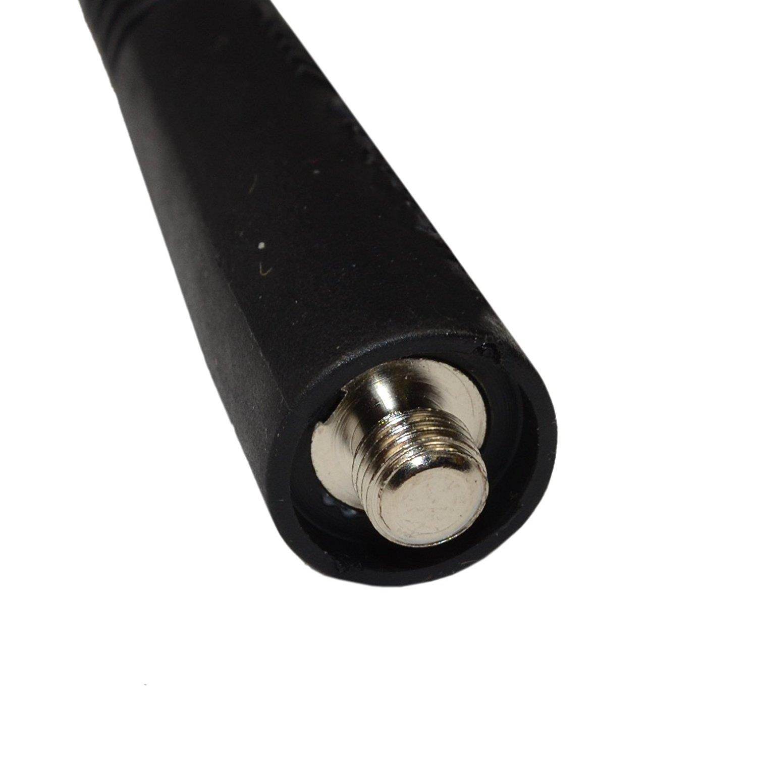 HQRP 4-Pack UHF Antenna For Motorola EX600, EX600-XLS, GP1280, GP140, GP150, GP200, GP2000 + HQRP UV Meter