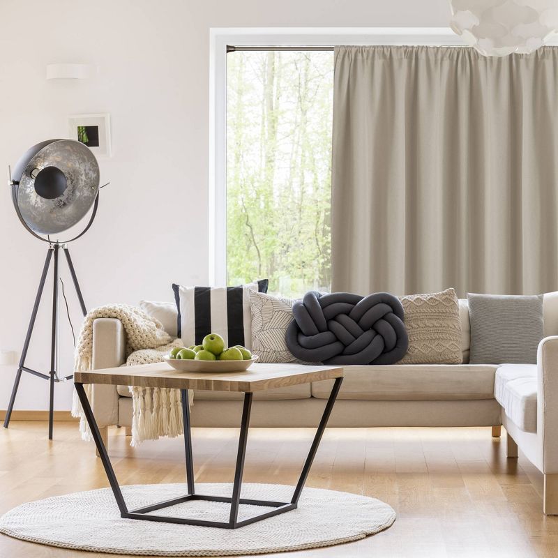 Loft by Umbra 36"-66" Soft Square Curtain Rod Set Oil Rubbed Bronze