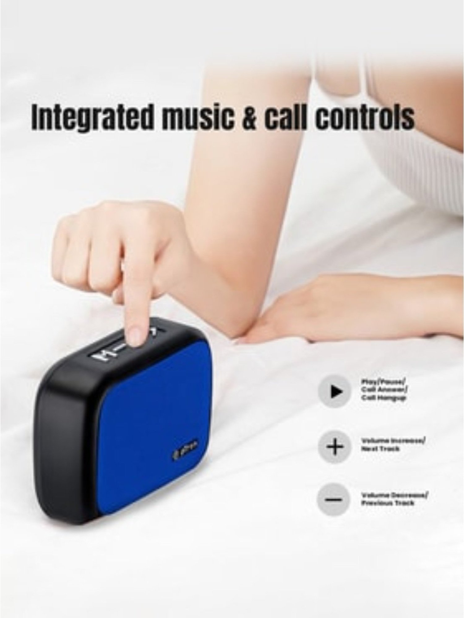 PTron Newly Launched Musicbot Lite 5W Mini Bluetooth Speaker with 6Hrs Playtime (Blue)