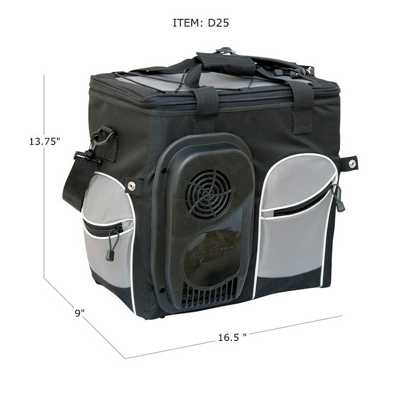Koolatron D25 Soft-sided 26 quart (24.5L) 12 Volt Plugin Portable Travel Cooler Bag