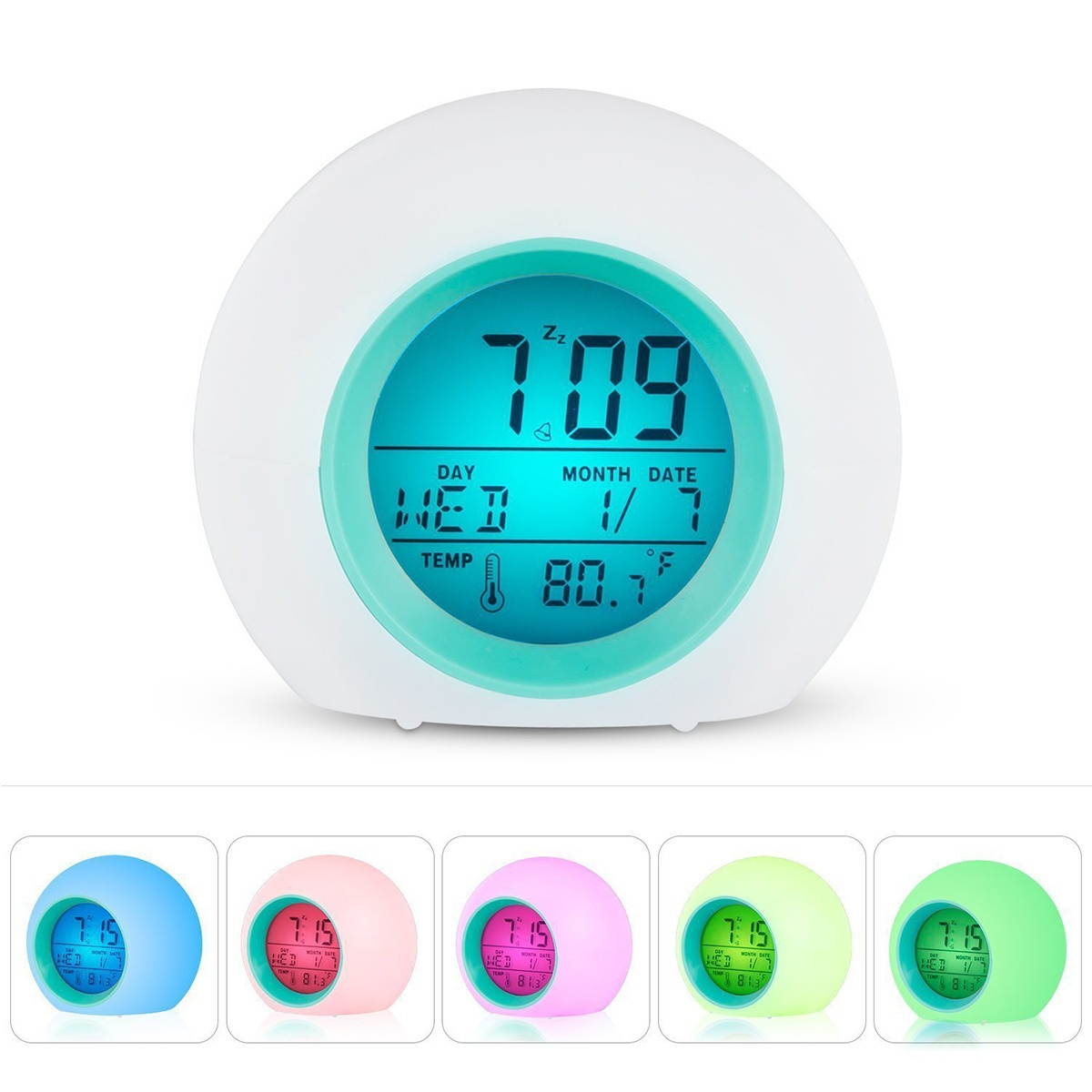 Multi-function Alarm Clock LED Despertador Digital Clock Calendar Thermometer Display Clock