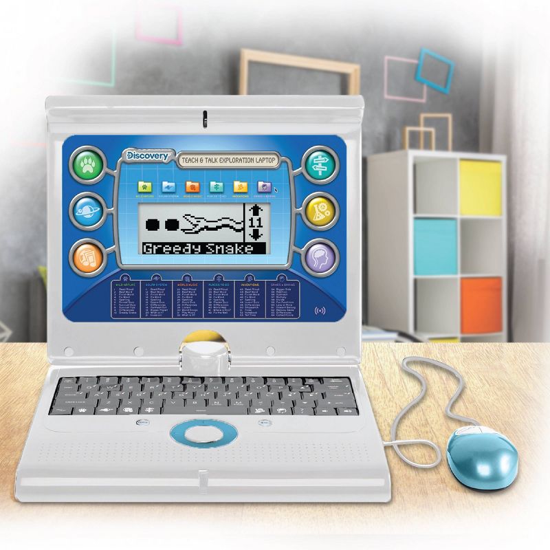 Discovery Kids Toy Computer Laptop - Blue