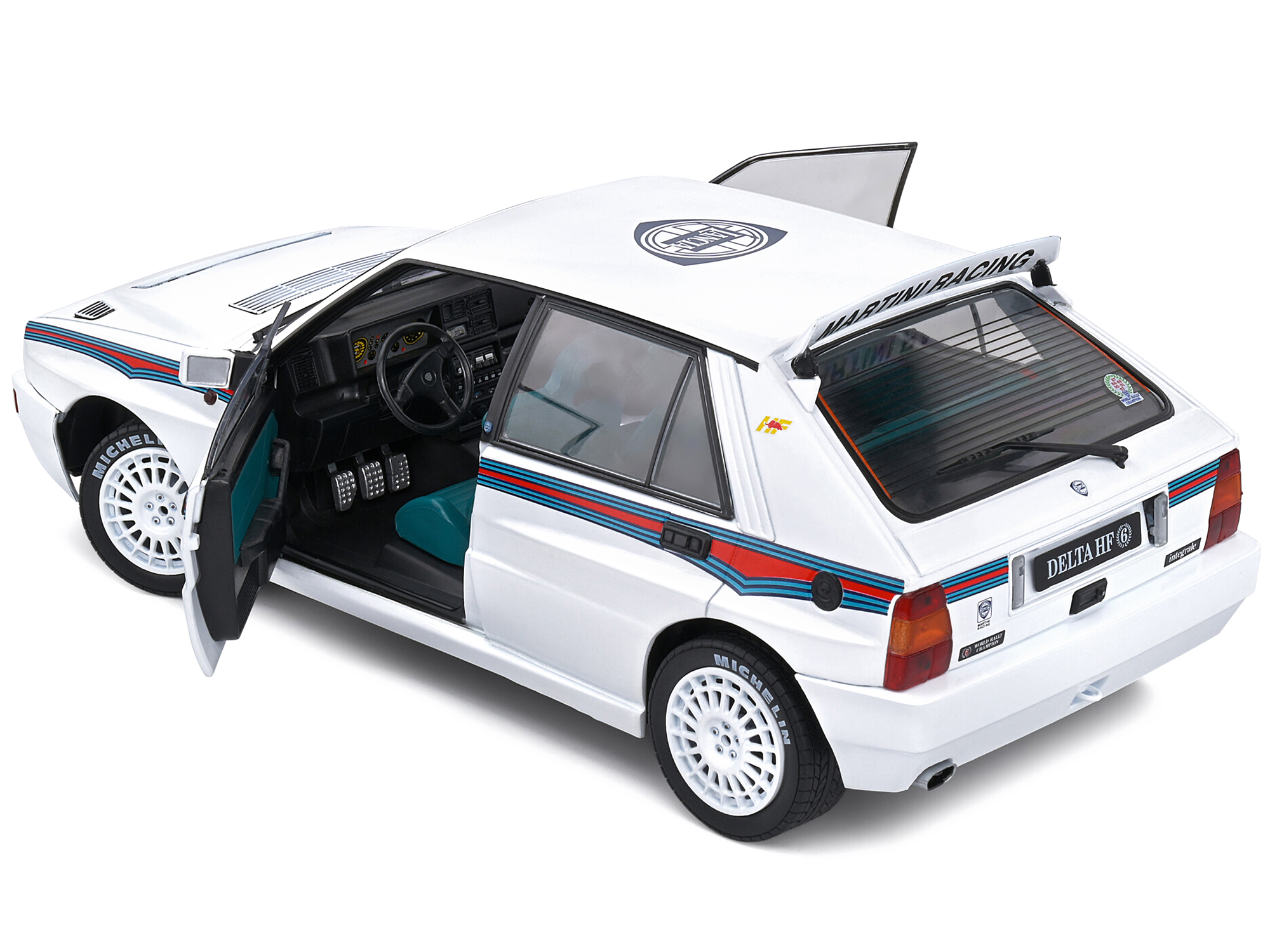 Lancia Delta HF Integrale Evoluzione #2 Carlos Sainz - Luis Moya "Jolly Club" "Tour de Corse - Rallye de France" (1993) 1/18 Diecast Model Car by Kyosho