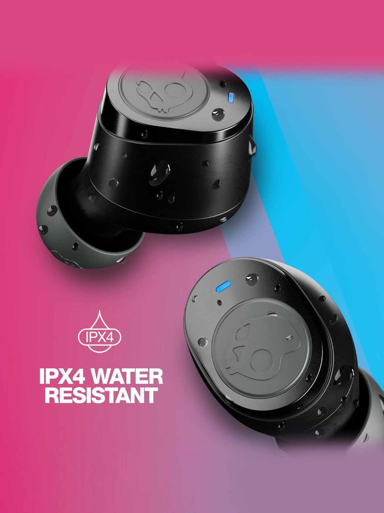 Skullcandy Jib True 2 in-Ear Wireless Earbuds with 32 Hr Battery (Black, True Wireless)