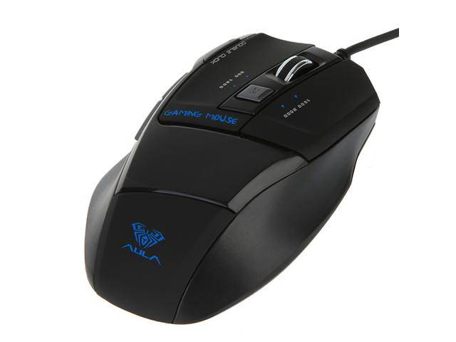 7 Buttons USB 800/1200/1600/2000 DPI Wired Gaming Optical Mouse