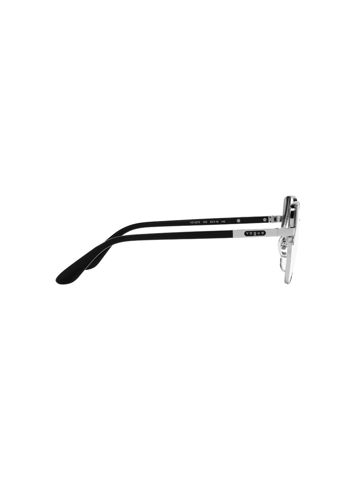 Vogue Eyewear Silver Irregular Eye Frames for Women