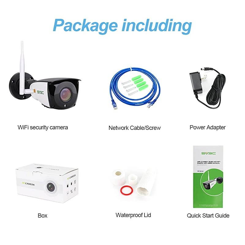 2 Pack?Outdoor Camera WiFi,  1080P HD Security IP Cameras, Wireless Surveillance CCTV Camera with 2-Way Aduio, IR LED Motion Detection Night Vision Camera, IP66 Weatherproof Camera Indoor Outdoor