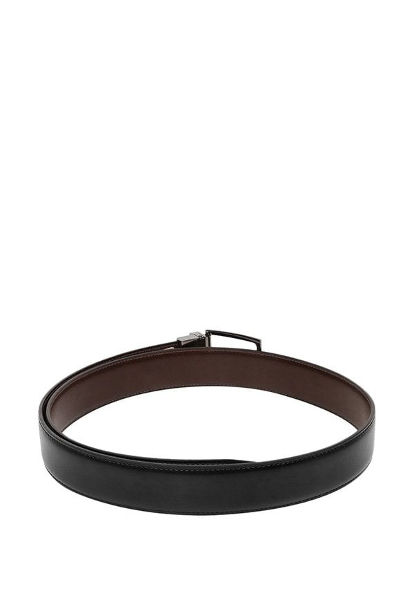 Kara Black & Brown Solid Reversible Belt