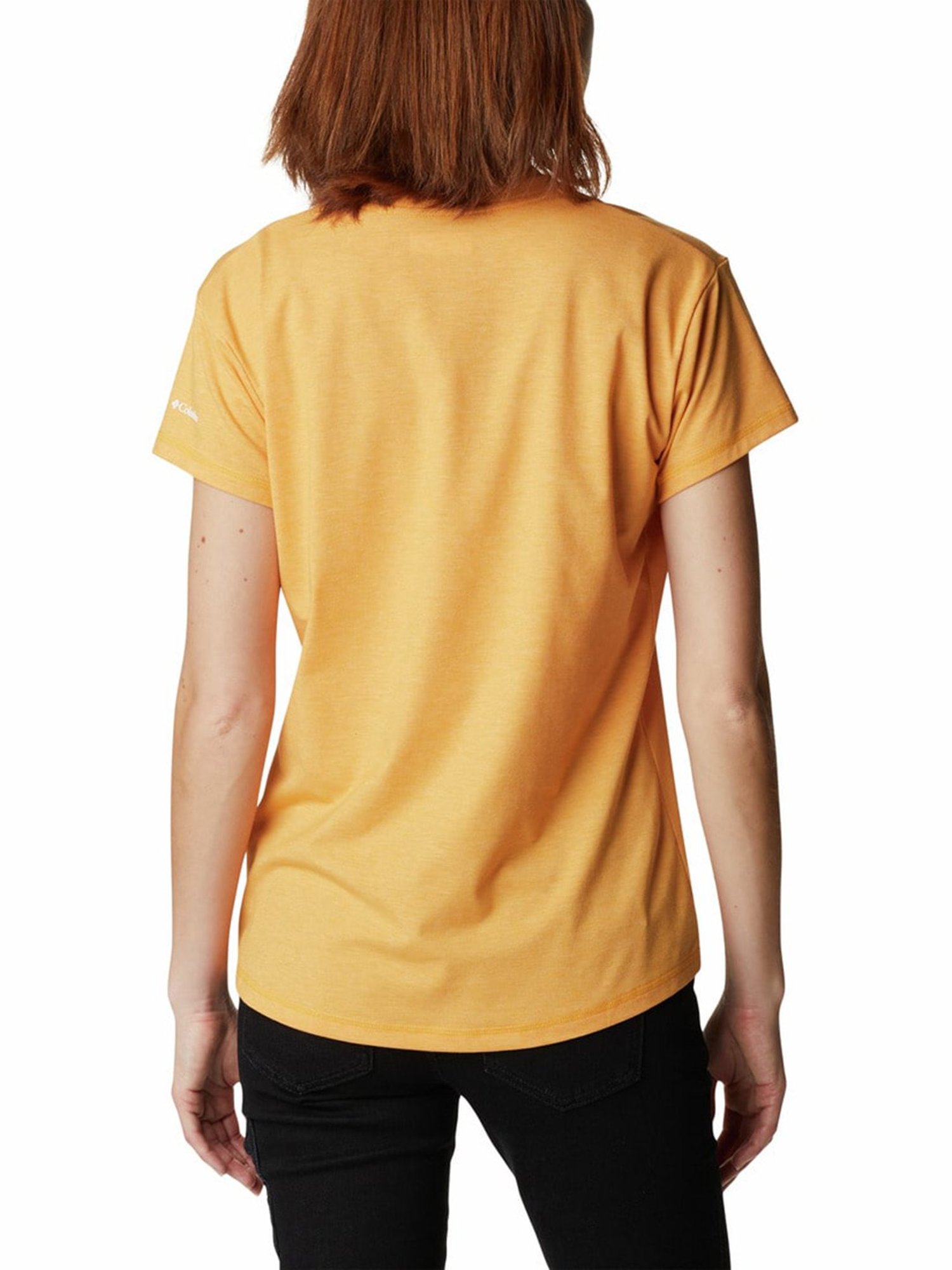 Columbia Light Orange Sun Trek Crew T-Shirt