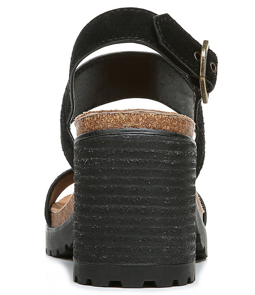 Zodiac Lola Suede Block Heel Sandals