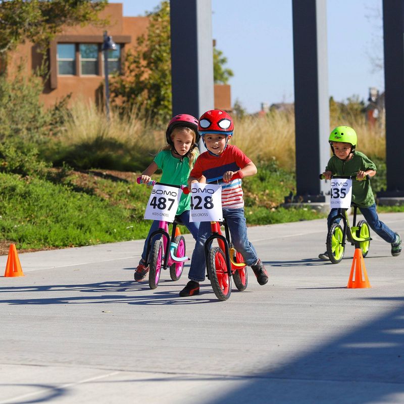 GOMO 12" Kids' Balance Bike - Red/gray