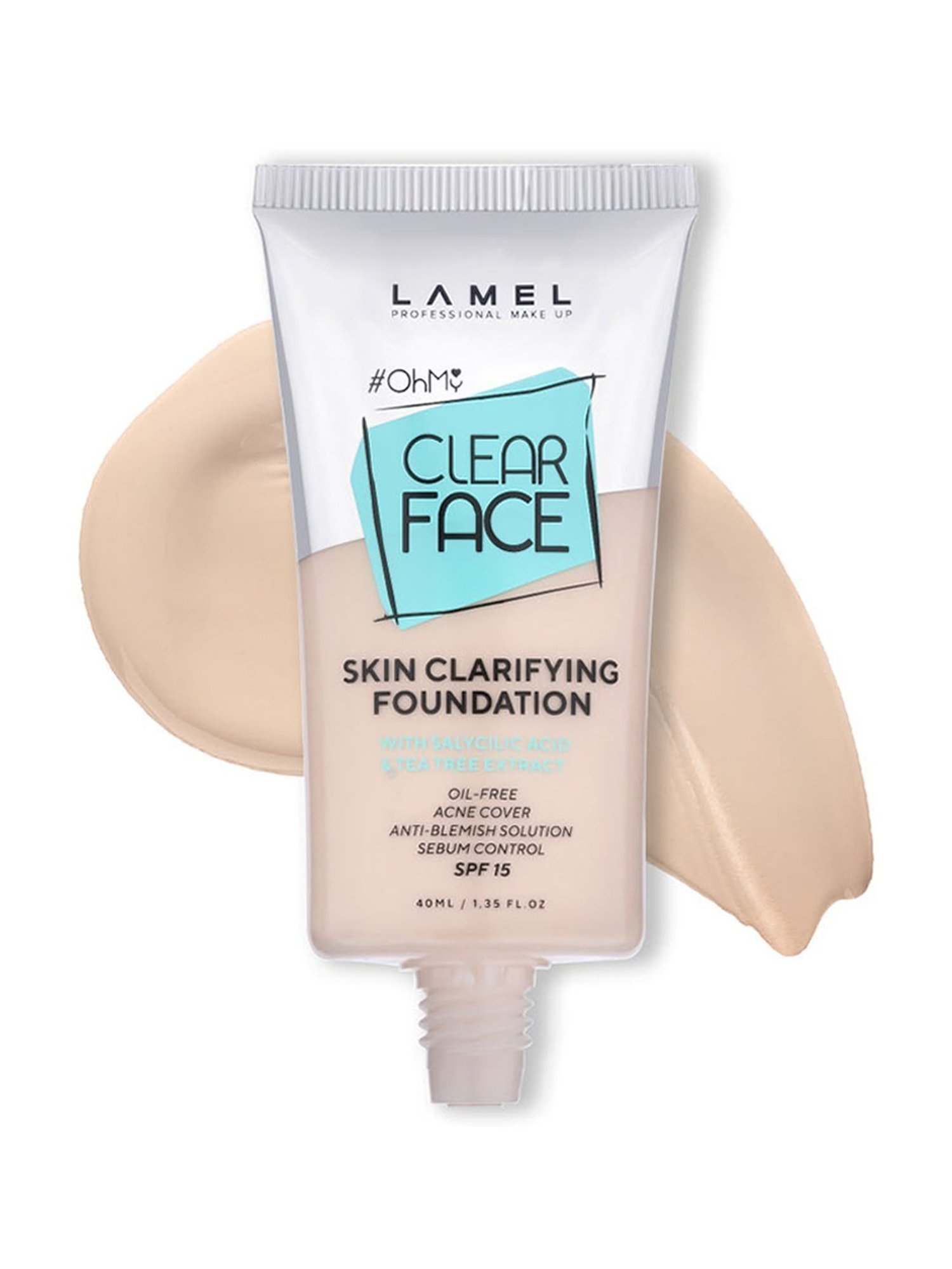Lamel Oh my Clear Face Foundation SPF 15 402 Deep Beige - 40 ml