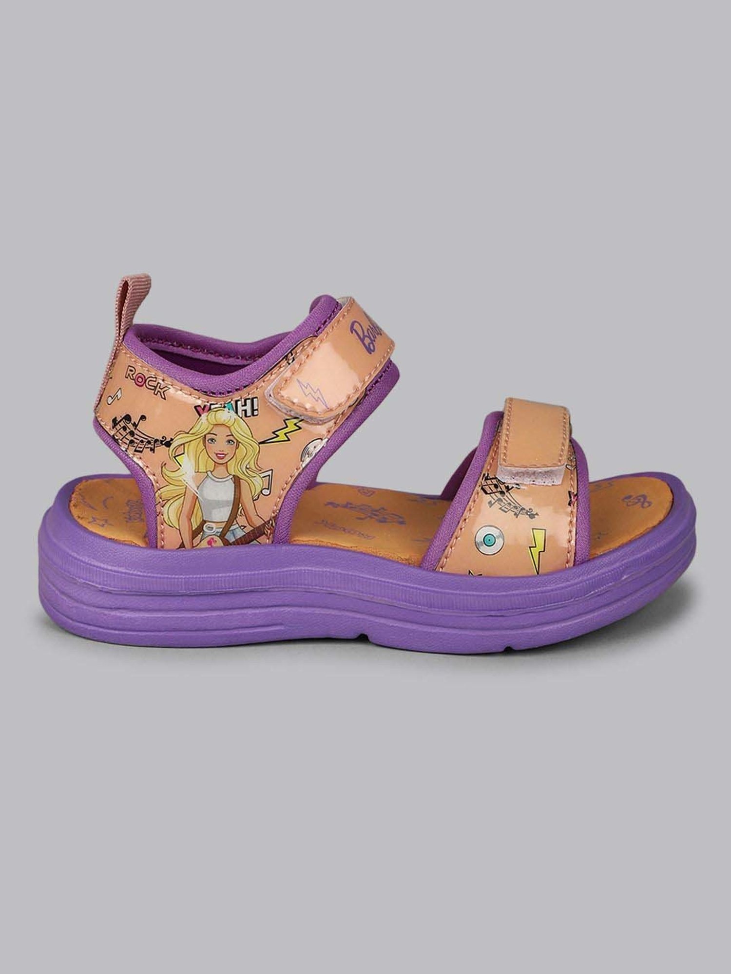 Passion Petals Kids Pink Sling Back Clogs