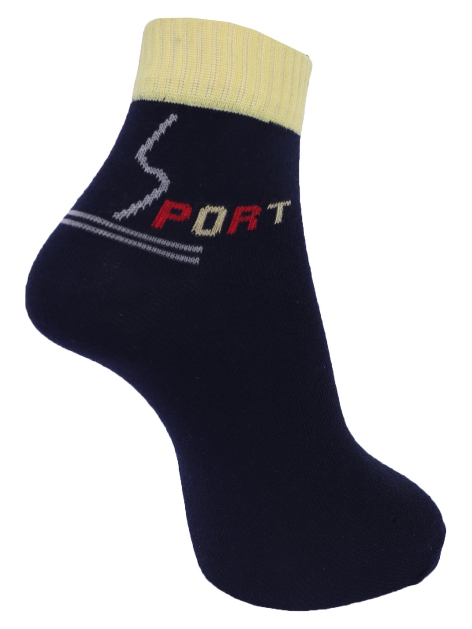 Dollar Multi Cotton Free Size Printed Socks - Pack of 3