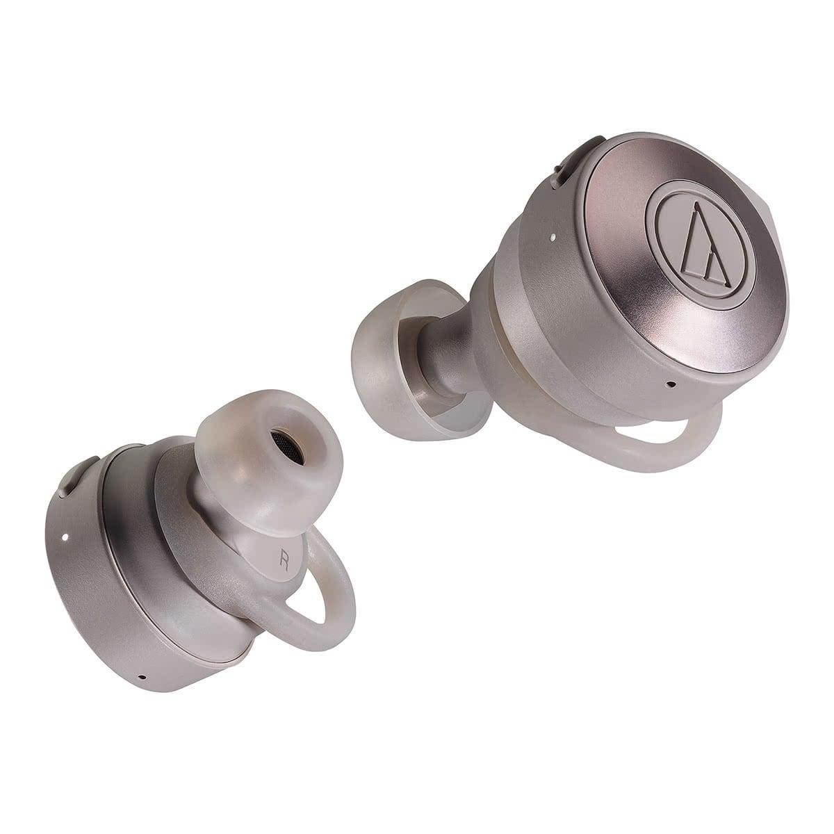 AudioTechnica ATH-CKS5TW Solid Bass True Wireless Headphones (Khaki)