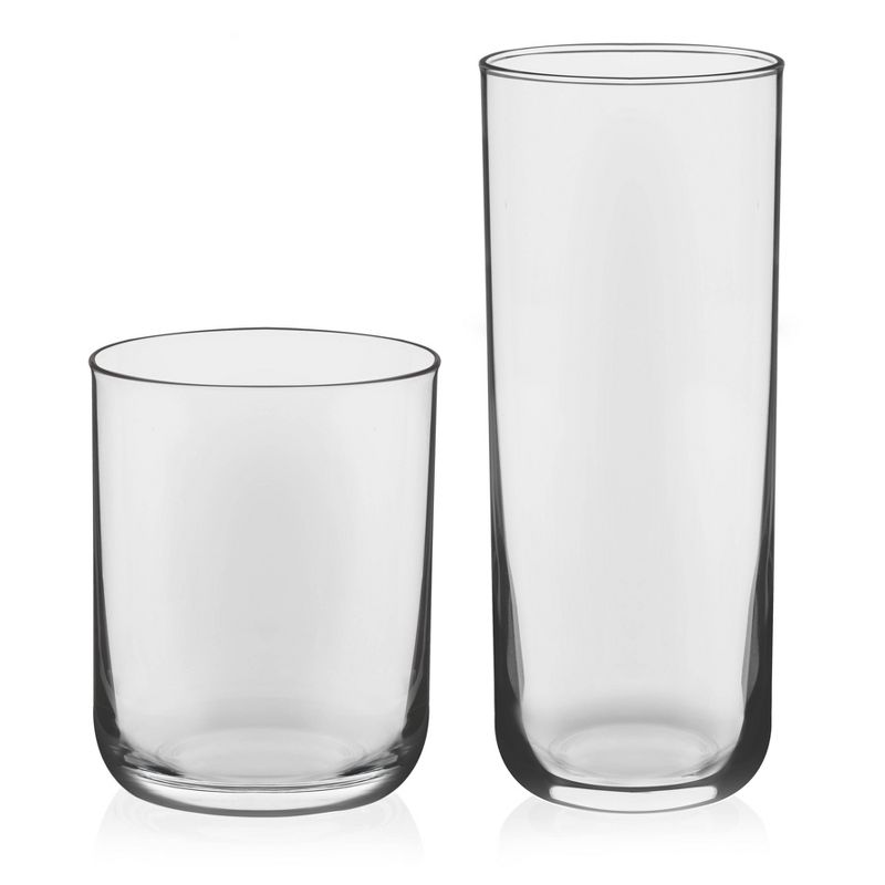 Libbey Lisbon Assorted Glass 16pc Drinkware Set