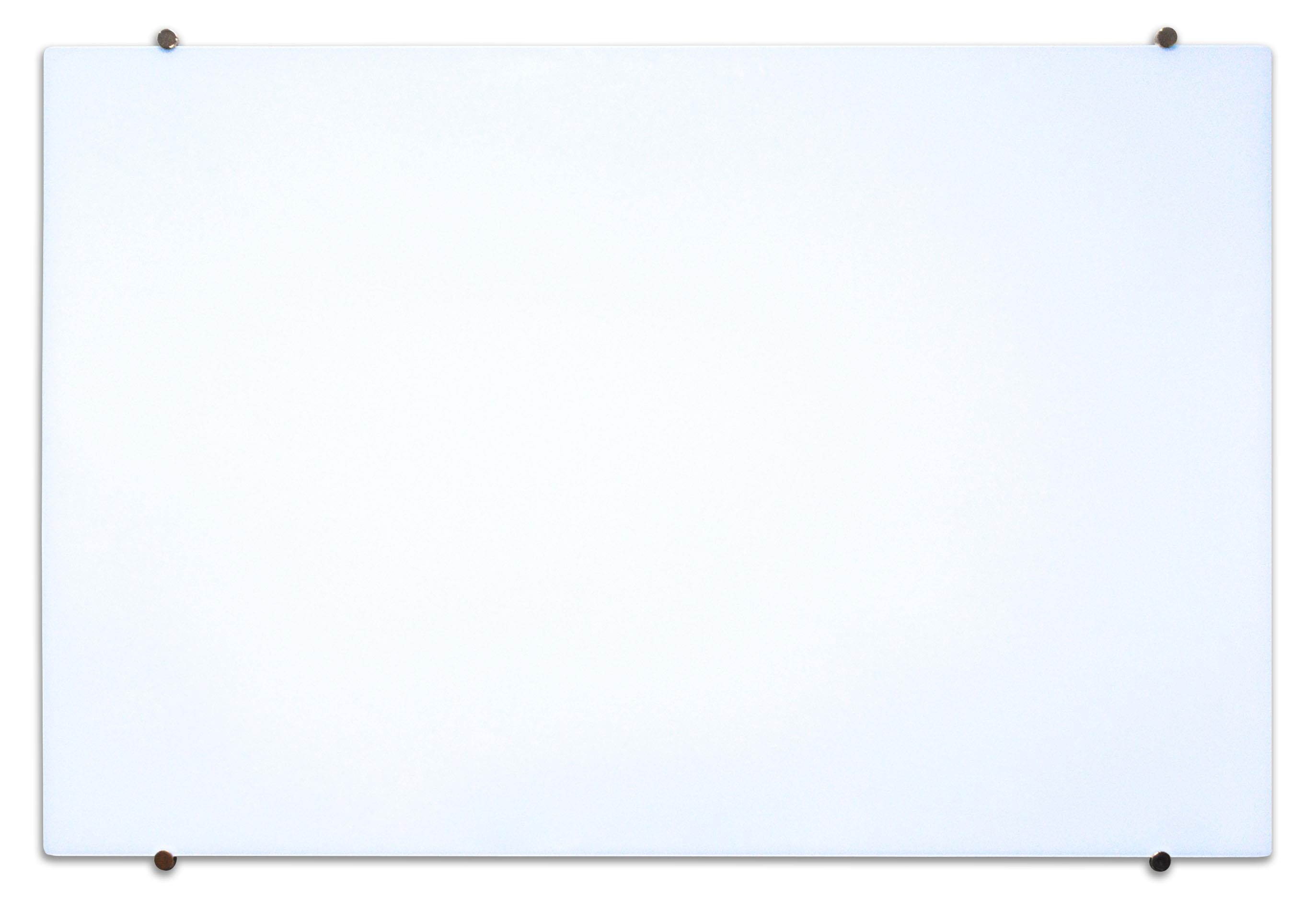 Luxor WGB3624M Magnetic Wall Mounted Glass Board, 36 x 24 in.